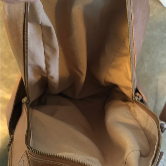 Able Tan Leather Backpack - Picture 9 of 11